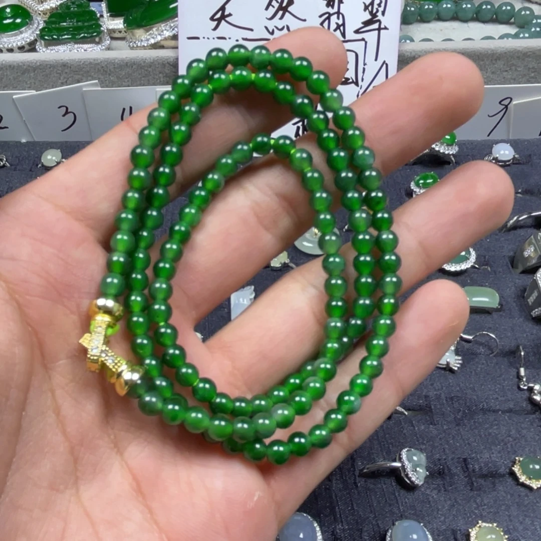翡翠银S925镶嵌戒指