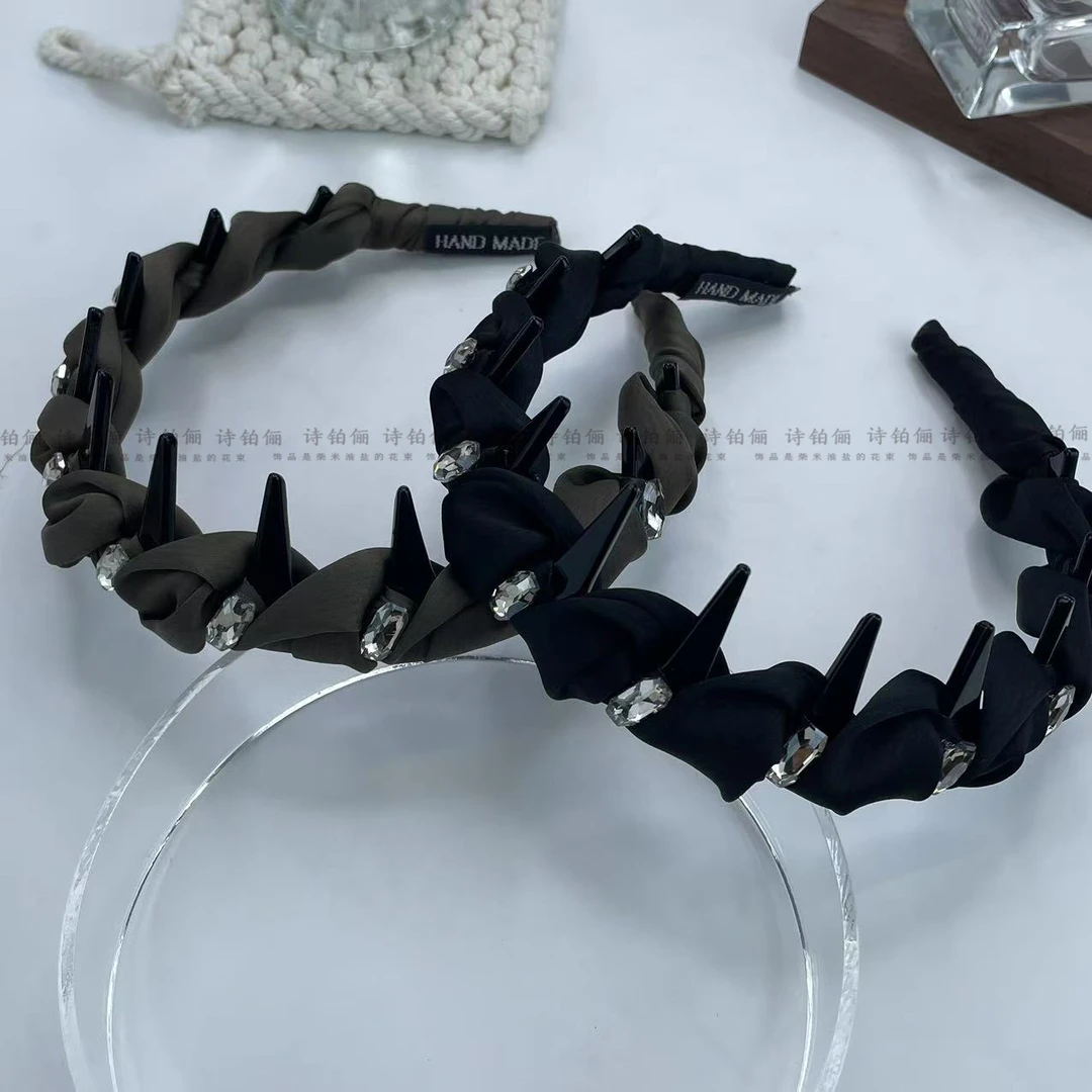 2025爆款黑色时尚经典百搭高颅顶发箍网红头箍SG1894