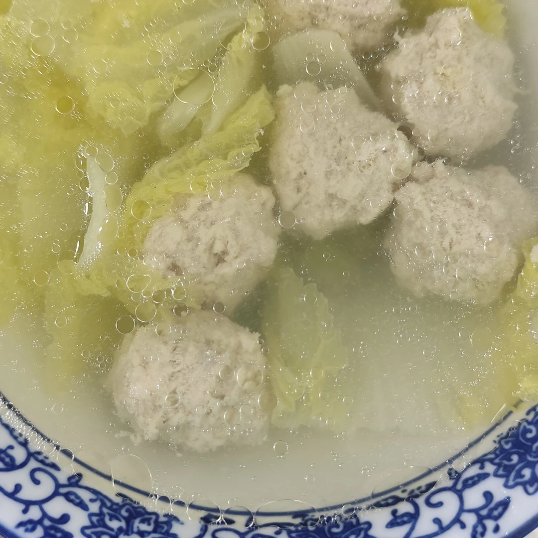 （小碗菜）娃娃菜肉圆汤