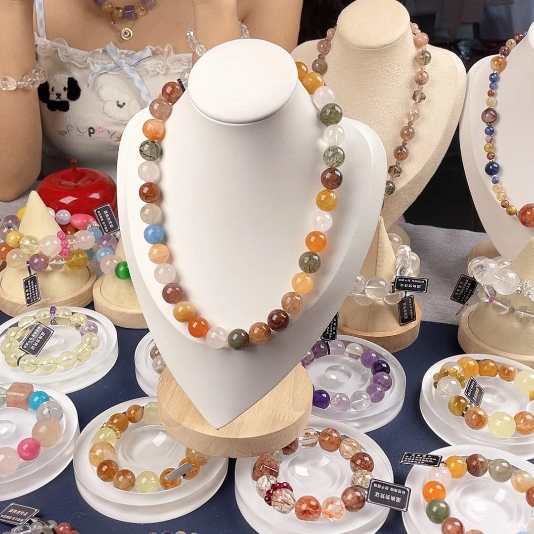 银S925镀金镶嵌手链水晶