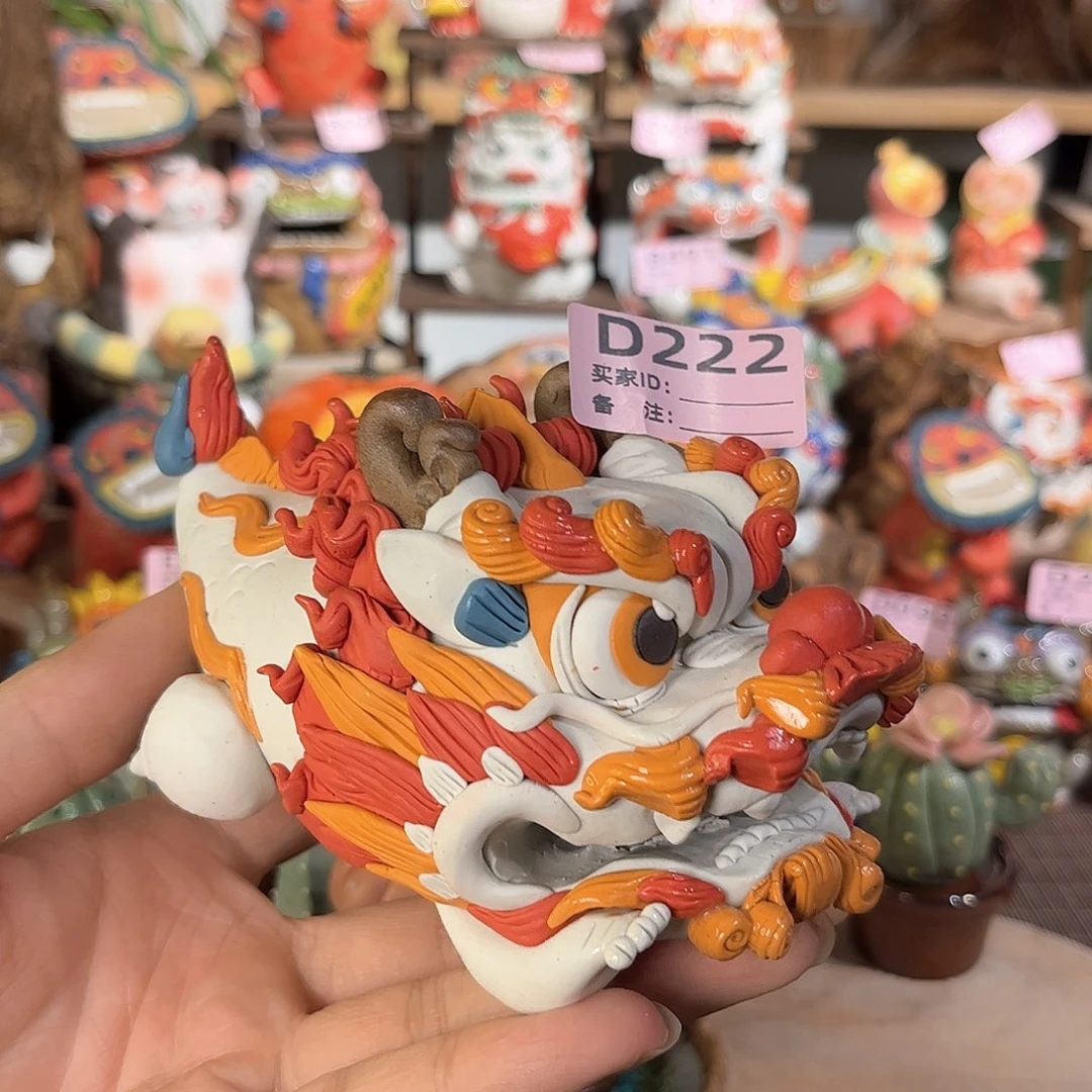 泥塑纯手工茶宠摆件