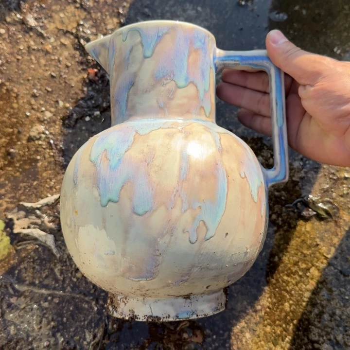 微瑕景德镇手工陶瓷花瓶