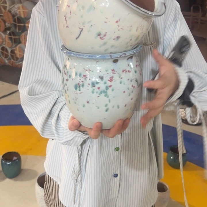 紫砂花盆高17口16