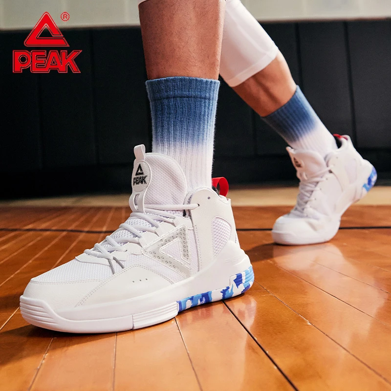 Peak/匹克实战篮球鞋男子耐磨减震运动球鞋缓震水泥地户外球鞋