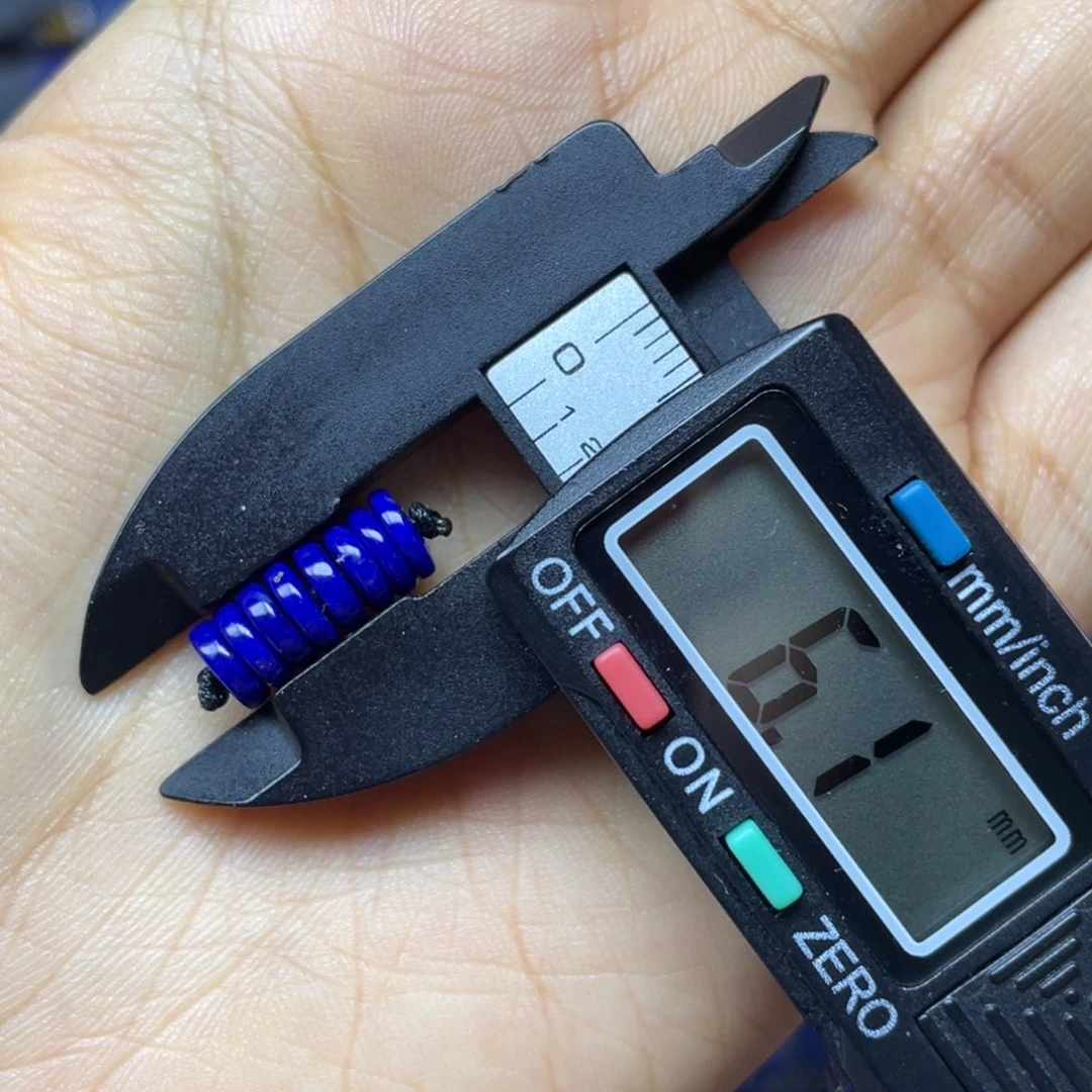 青金石未镶嵌6mm隔片配饰