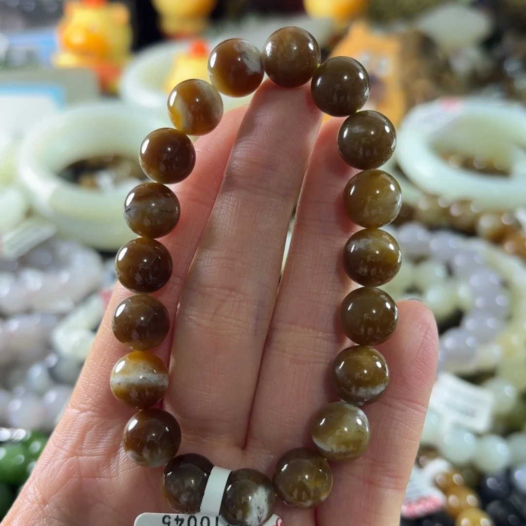 和田玉未镶嵌手串65