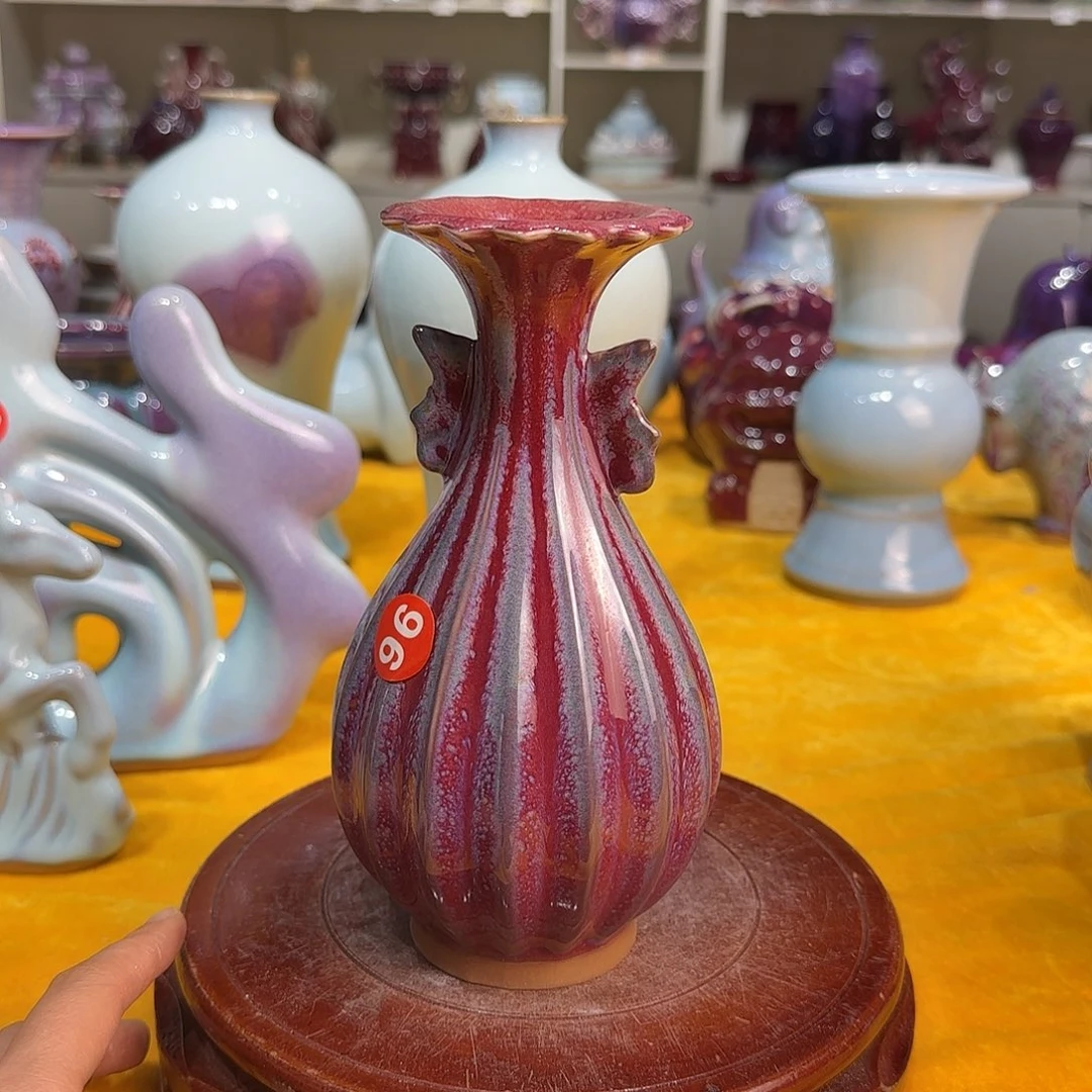 摆件陶郑家钧窑摆件