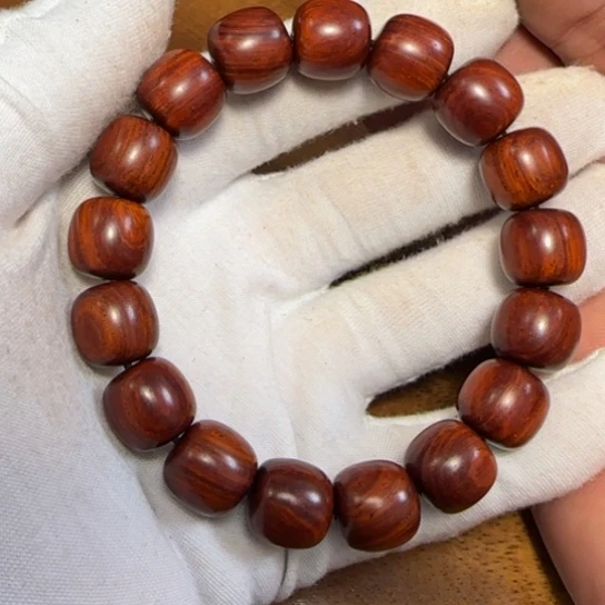 檀香紫檀（小叶紫檀）冯**3全陈化老料把件串