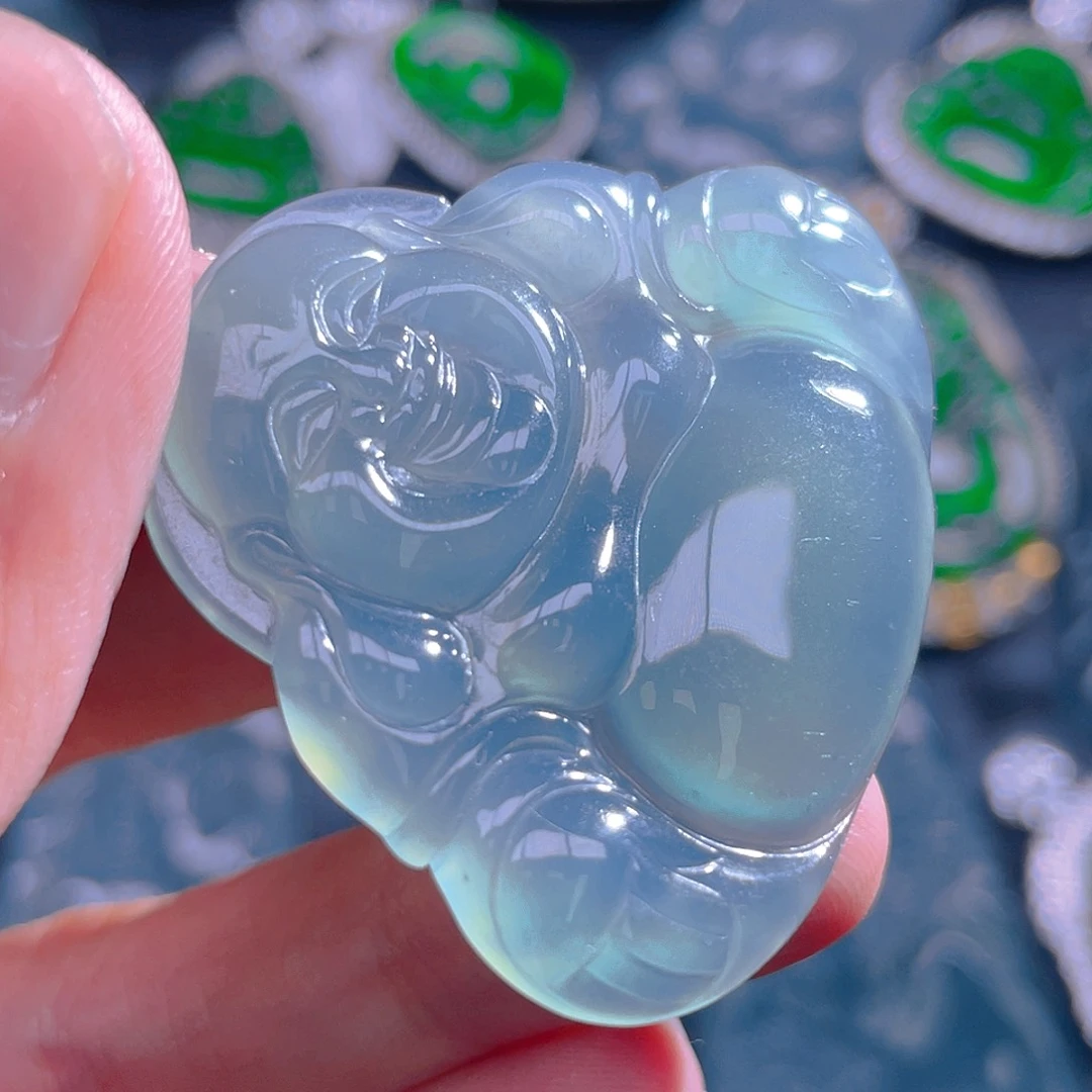 颈饰未镶嵌翡翠翡翠