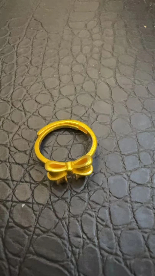 戒指 S243【私人定制】时尚百搭蝴蝶结戒指