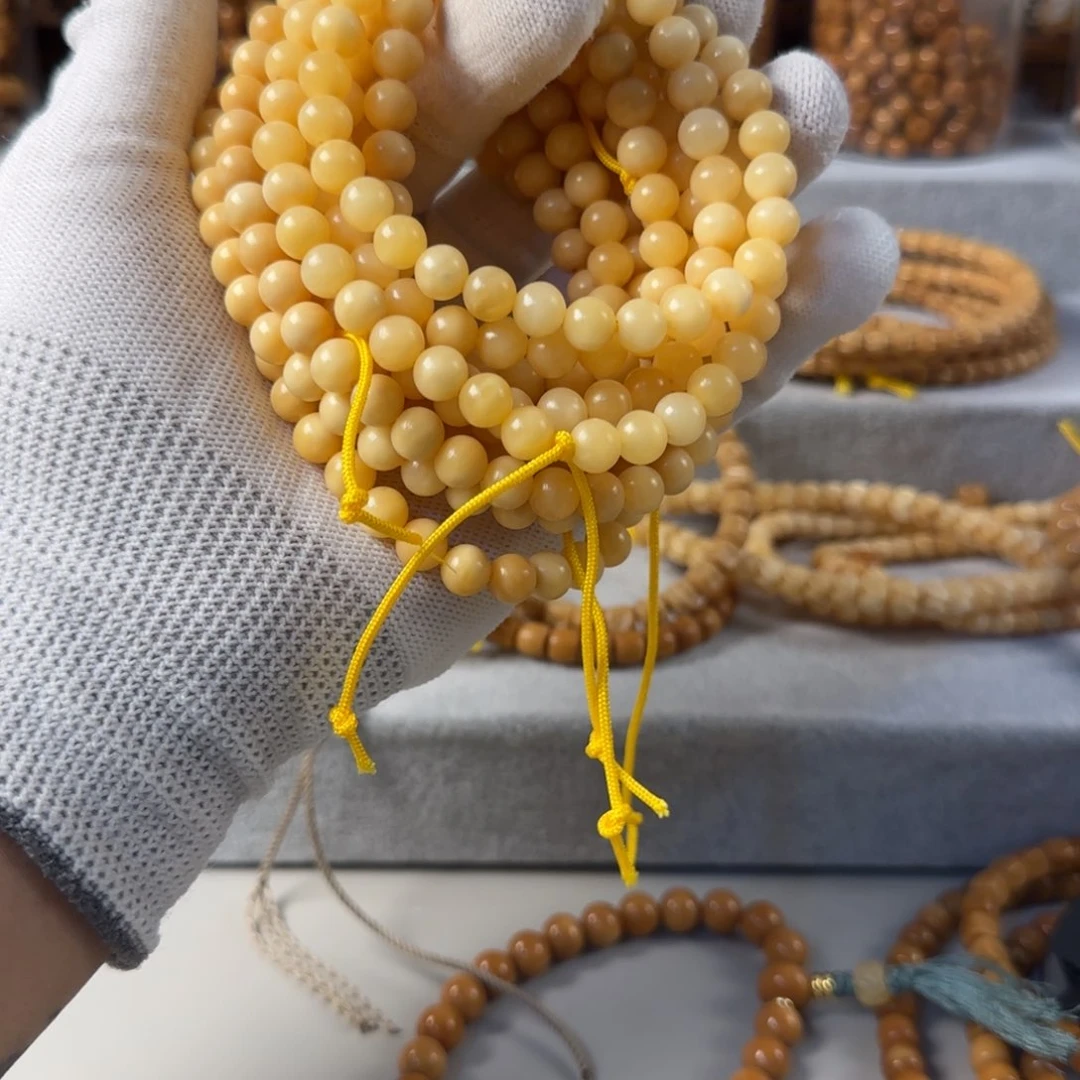 星月菩提吊坠闪电购26，玉化圆珠