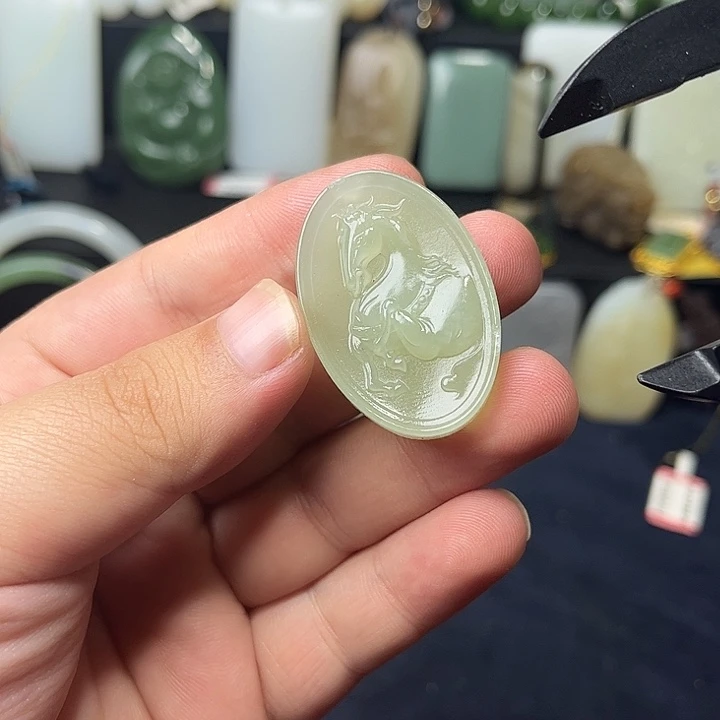 和田玉未镶嵌吊坠(不含链)27