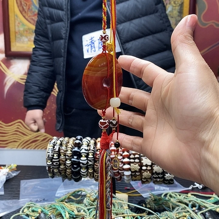 玛瑙/玉髓合金颈饰
