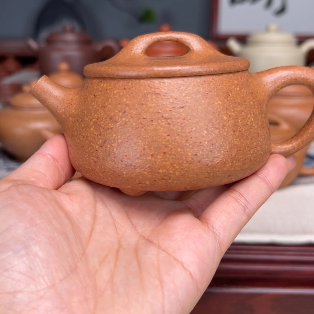 紫砂茶壶梨皮黄的200
