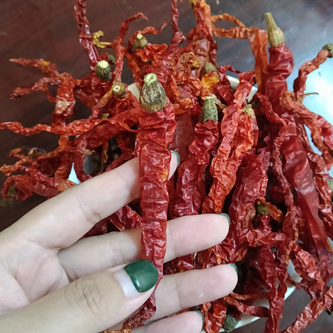 中辣特香农家自晒鸡肠椒干红辣椒