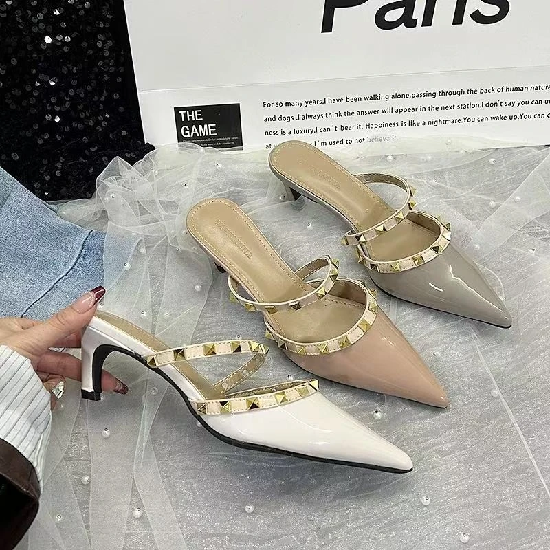 201-400气质尖头铆钉单鞋（孤品捡漏 完美主义慎拍）