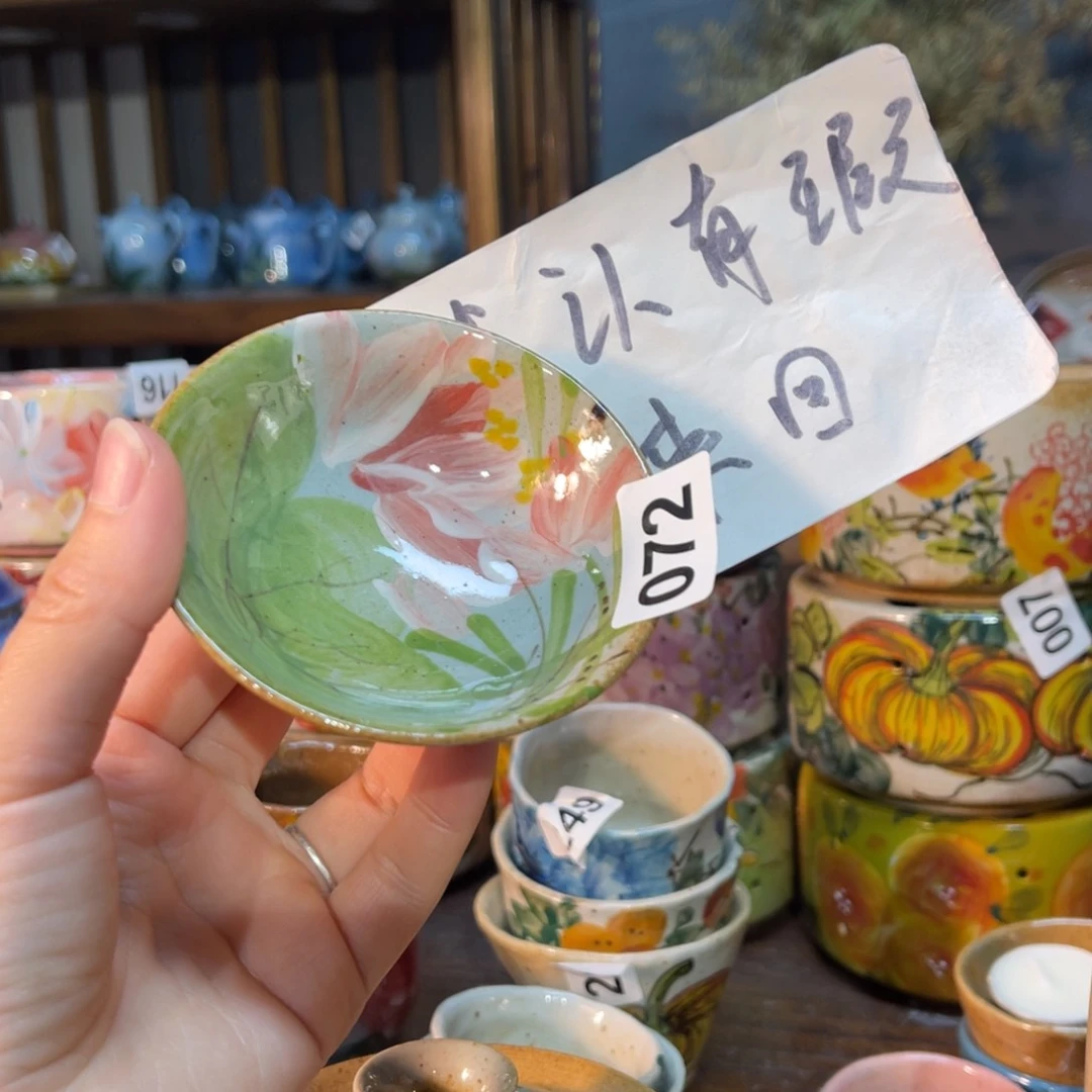 杯素浅陶瓷手工手绘