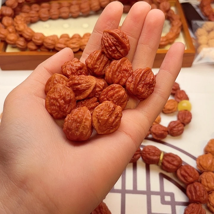 用***8手串文玩核桃小核桃手串金蟾