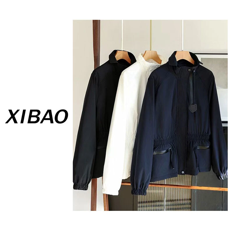 9 早春夏气质简约通勤百搭冲锋衣西服MCH6658