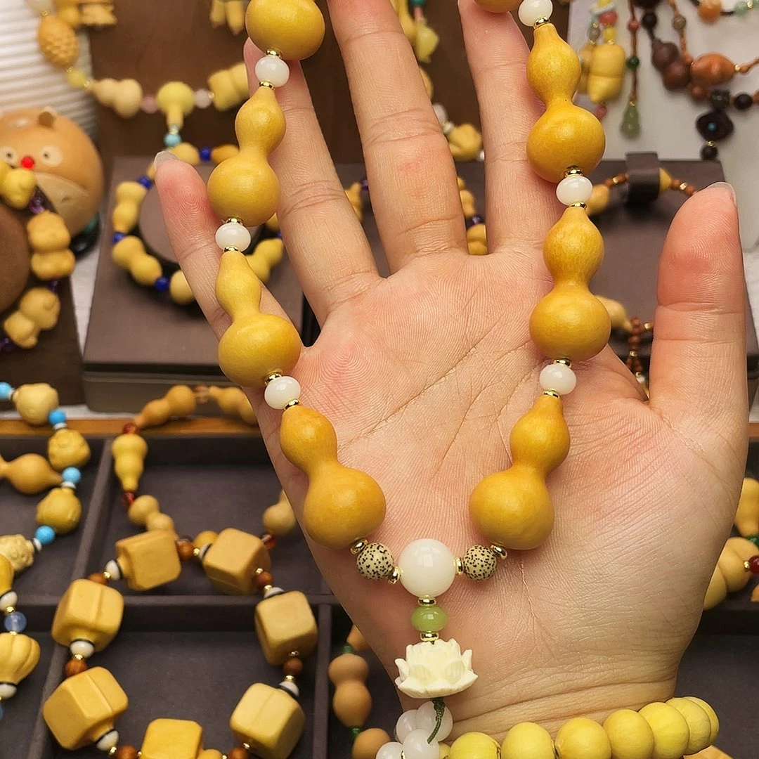 我***灵放漏款手持车挂八宝葫芦