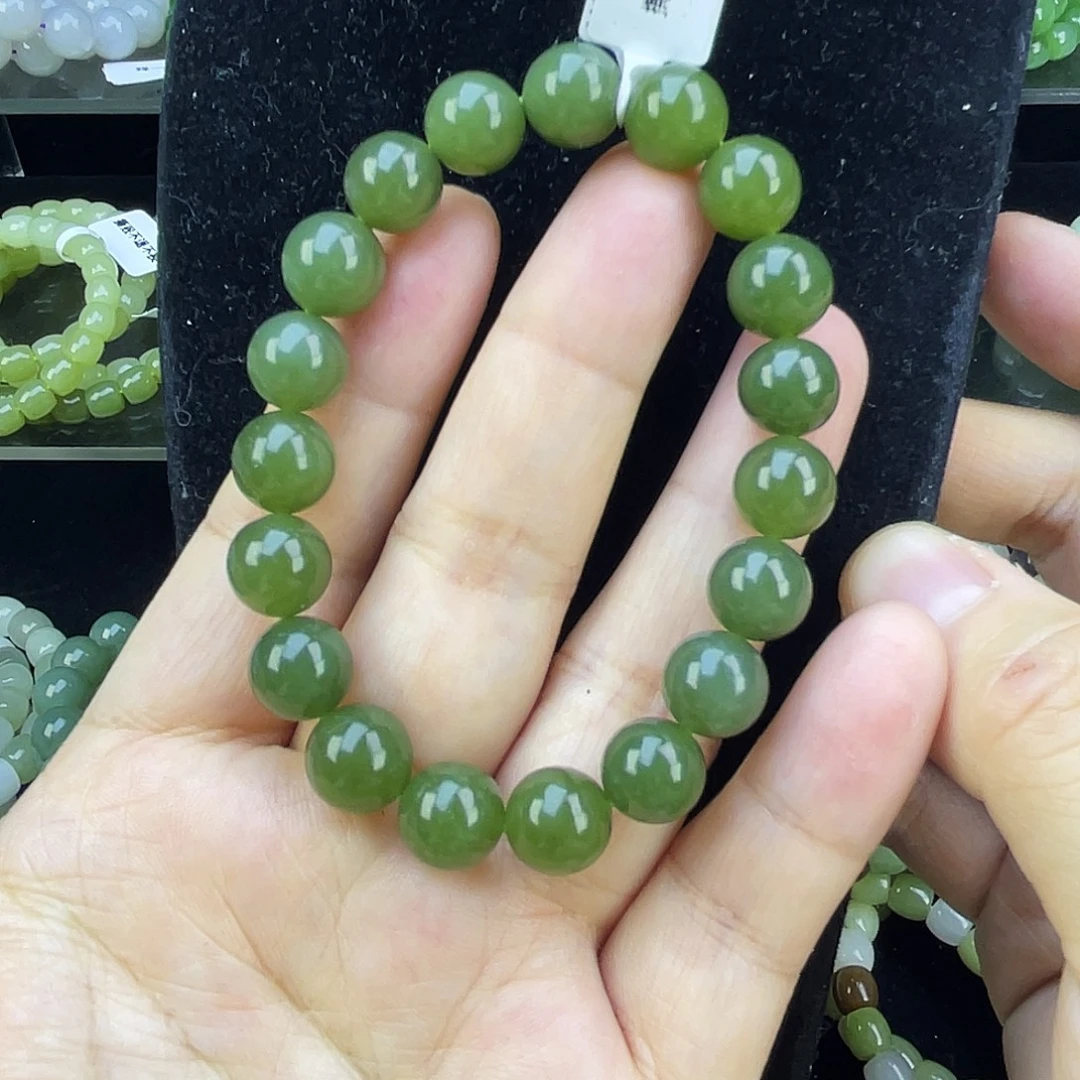 和田玉未镶嵌手链4