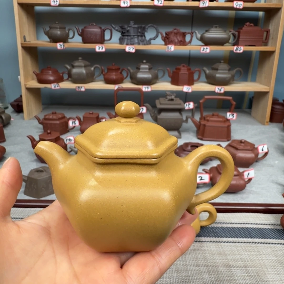 先***子段泥茶壶全手工制作