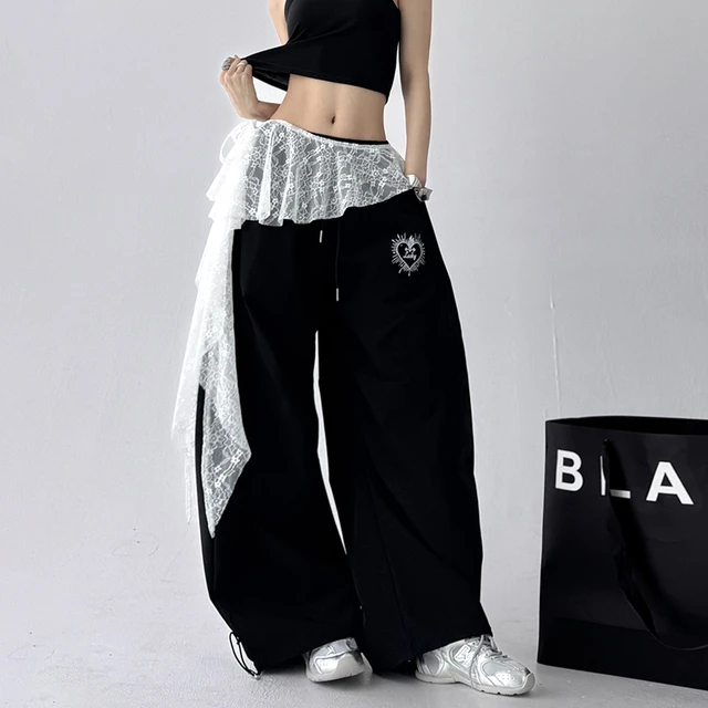 2025超火夏装“叠穿神器”复古百搭蕾丝花边三角巾一片式绑带屁帘