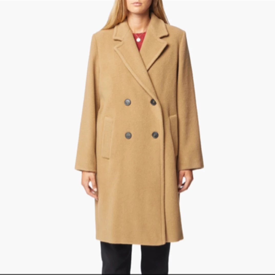 全新未使用 MaxMara MaxMara驼色羊毛大衣/38码/B00667