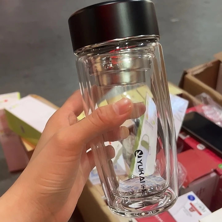 宇凯双层400ml黑  鹅蛋杯