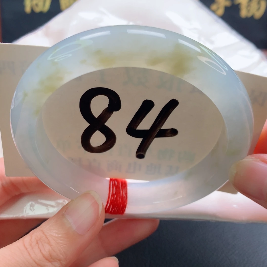 未镶嵌手镯翡翠正圈冰胶桂花糕