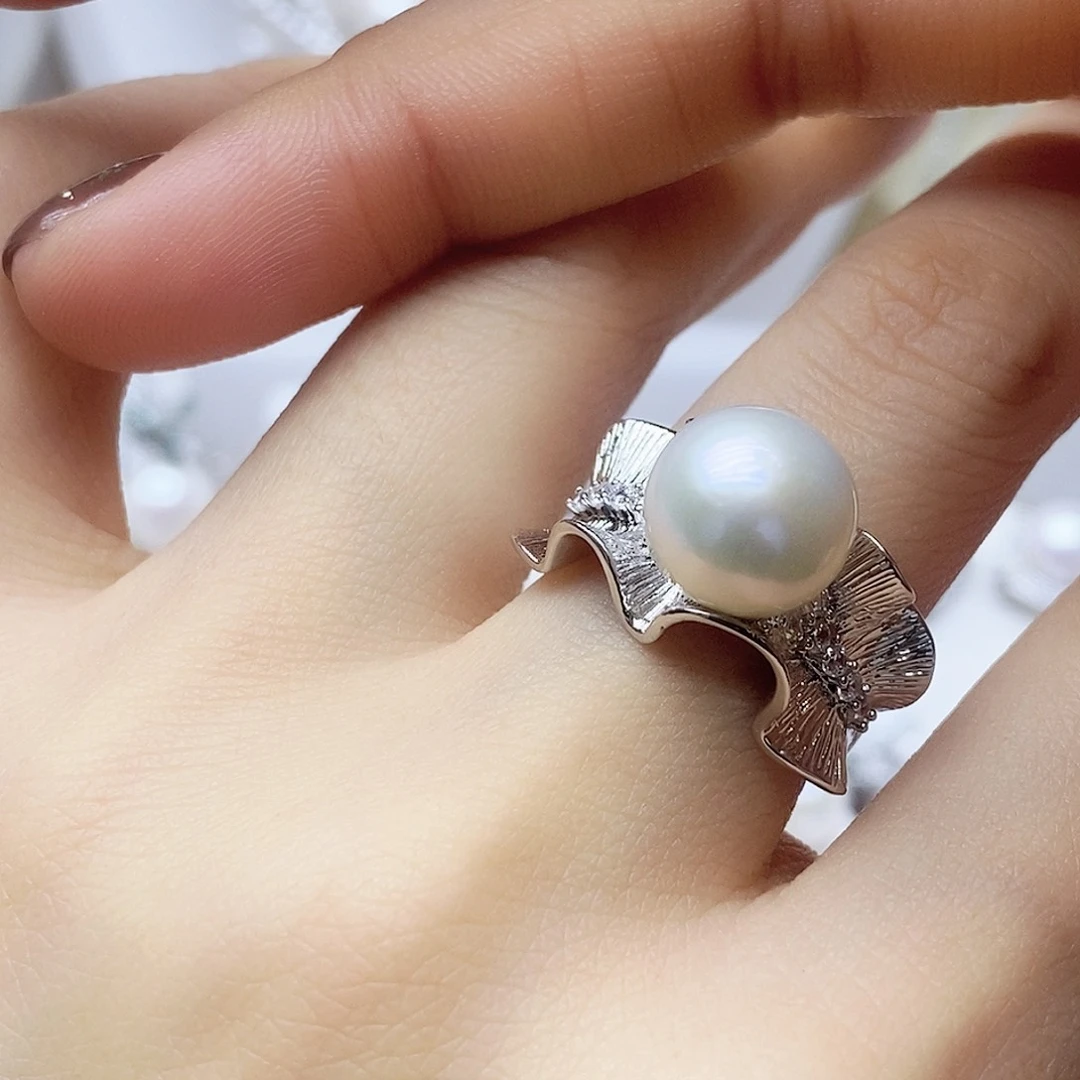 未镶嵌戒指淡水珍珠