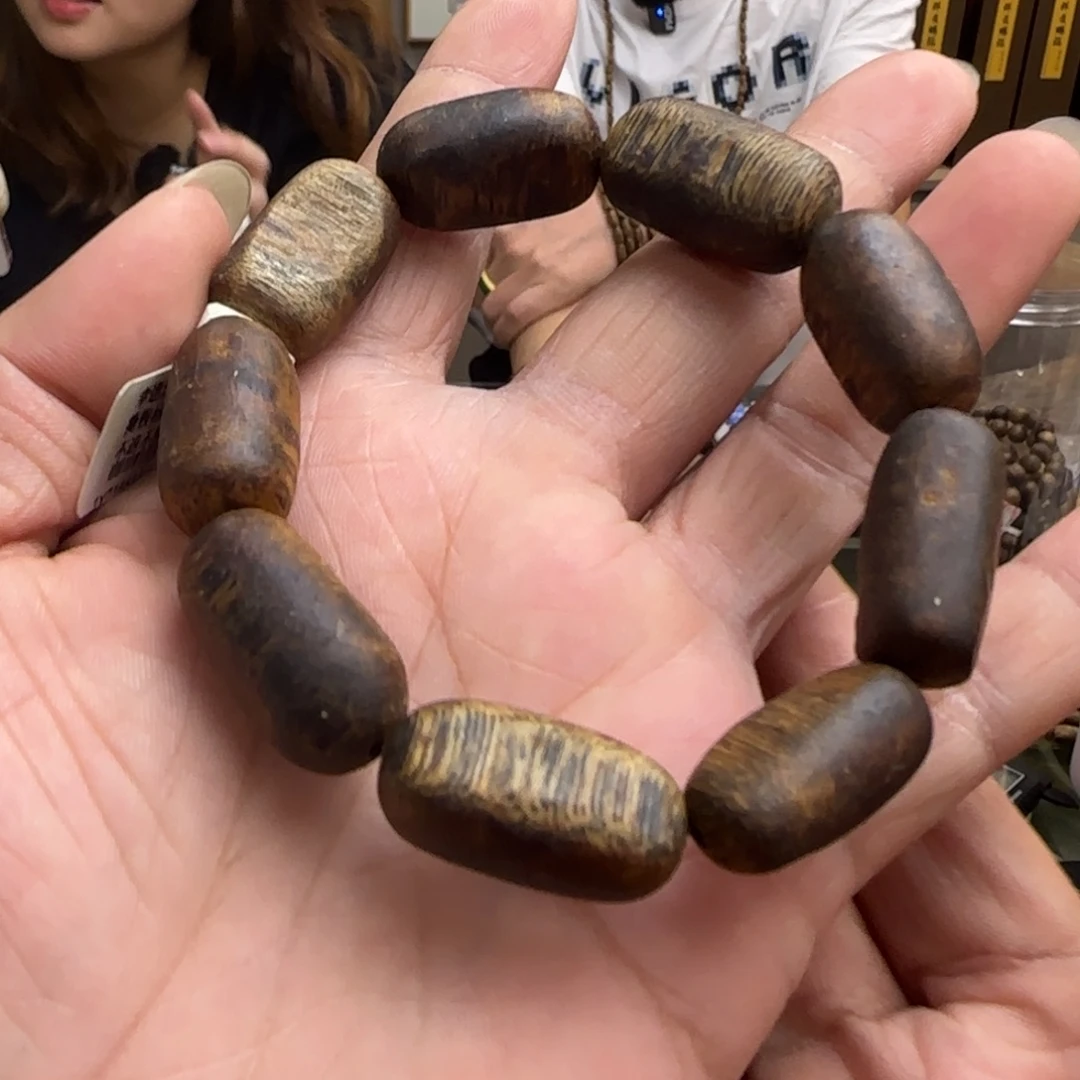小***福沉香手串多样性发1条瘤疤金沙叶母树高货定制款