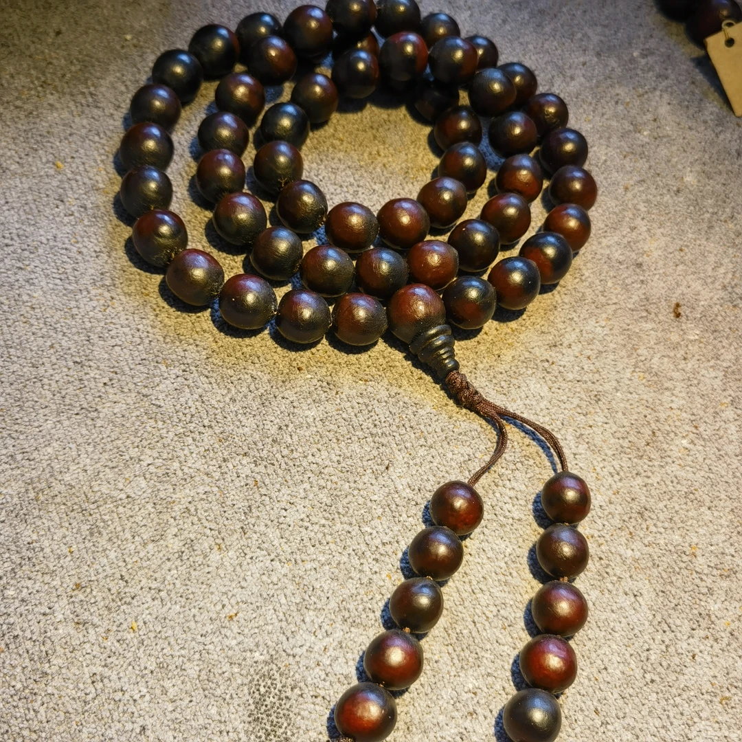 非金属木质手链 纯天然无患子54颗手持