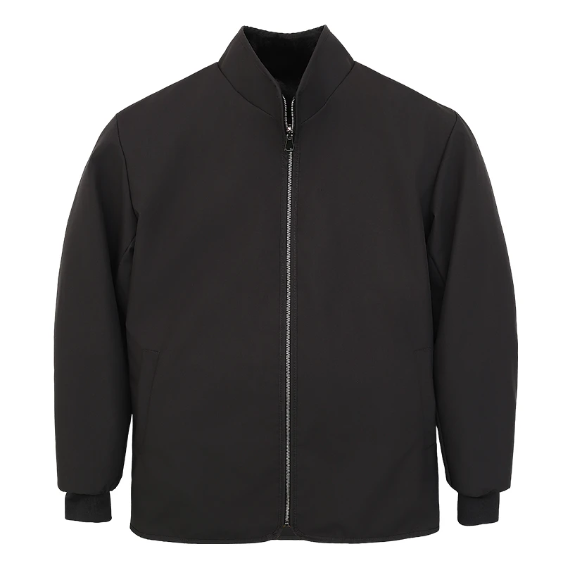 男款立领整皮兔毛外套，真皮毛有掉毛正常，接受不了的哥哥姐姐勿拍