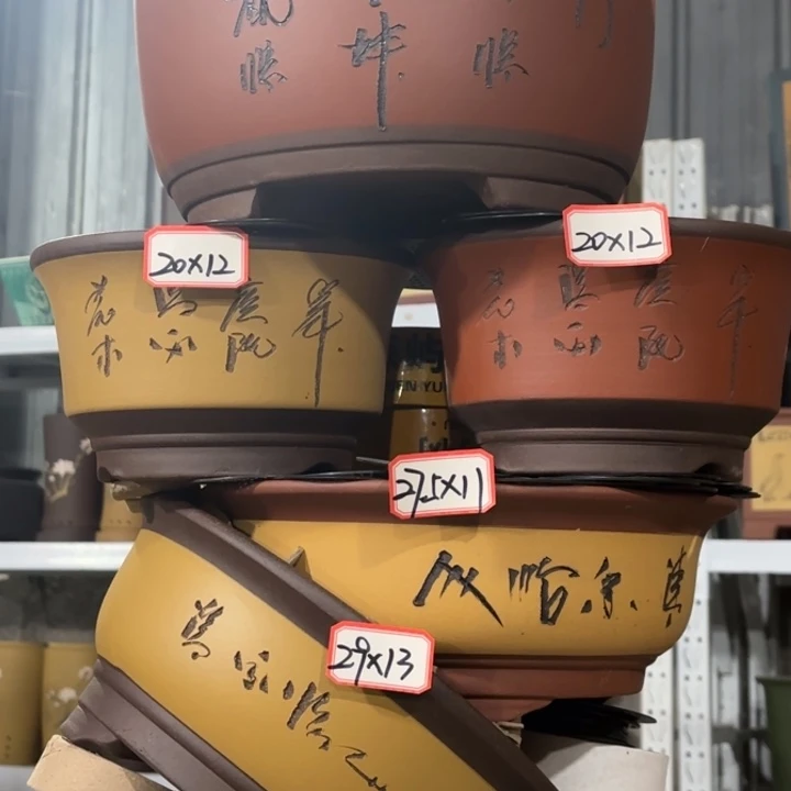 紫砂花盆             100-6