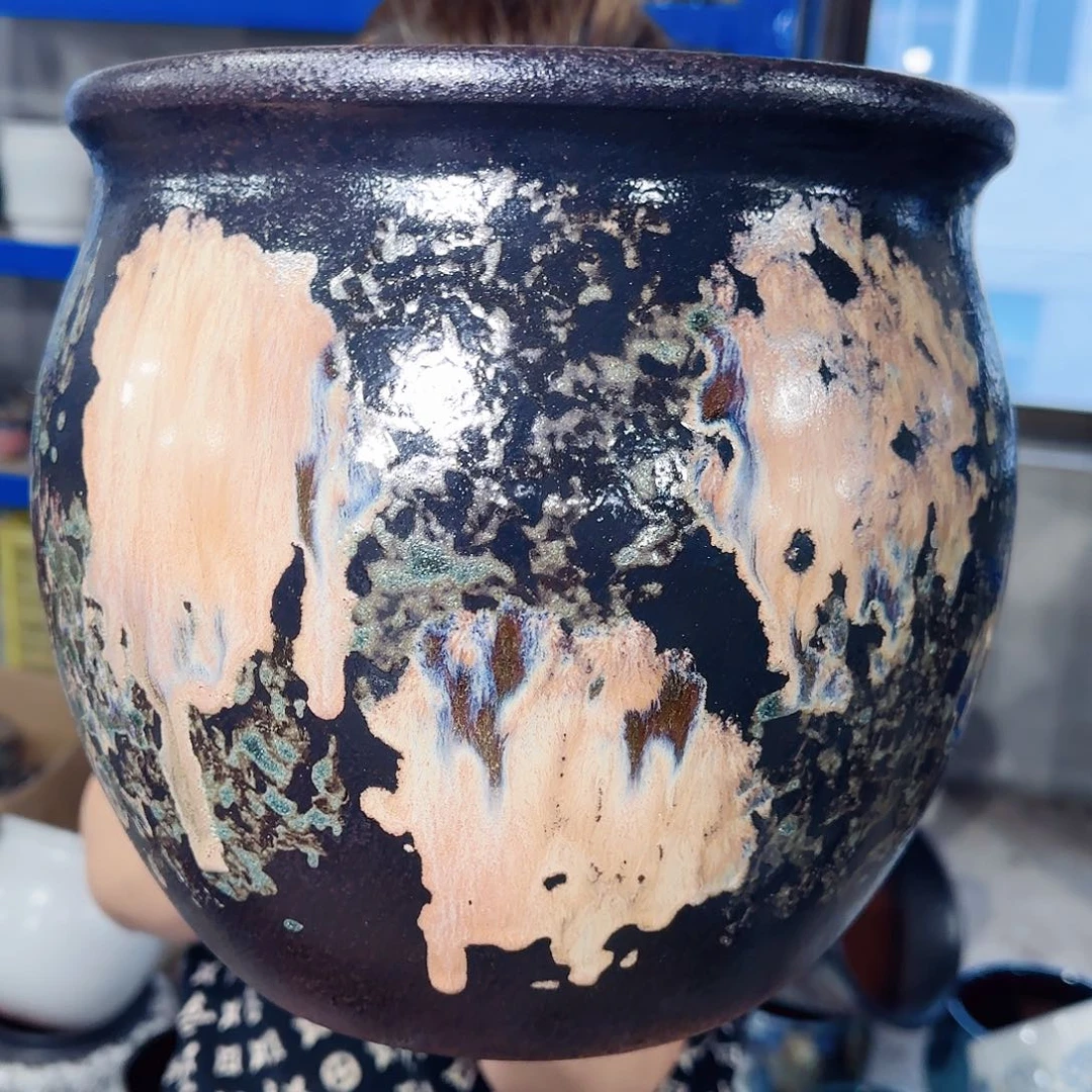 花盆紫砂高25口25