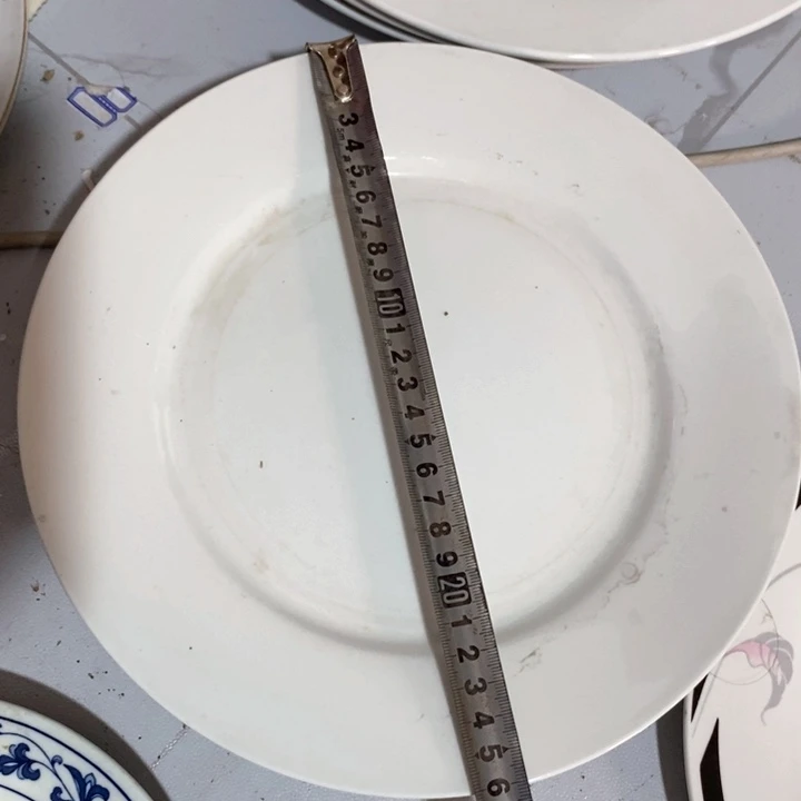瓷片磁州窑白瓷盘子