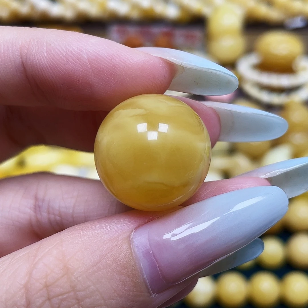 未镶嵌琥珀珠宝奇石20.8mm
