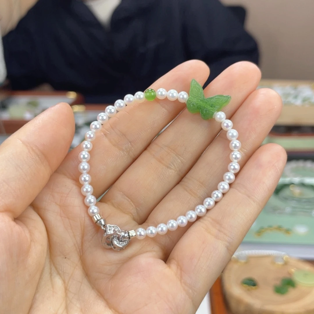 颈饰未镶嵌淡水珍珠叶*