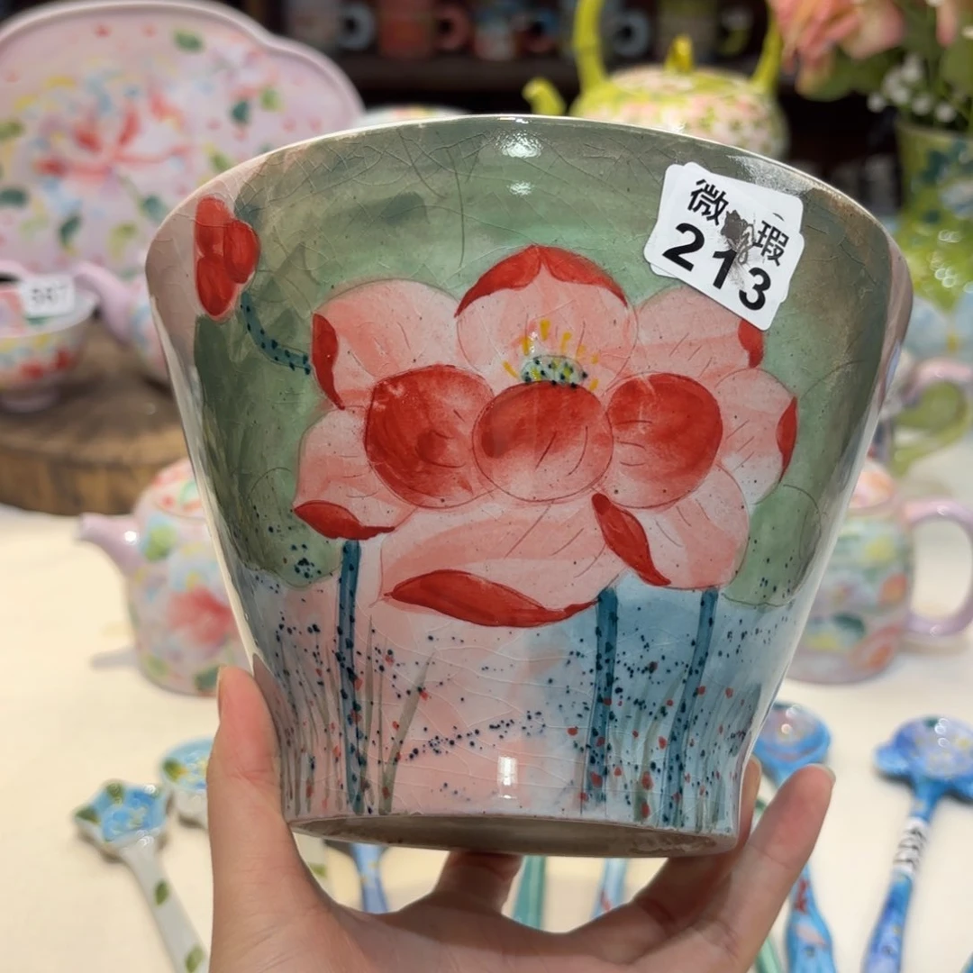 景德镇手绘高温釉下彩陶瓷茶具