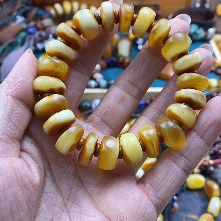 蜜蜡未镶嵌手串手串