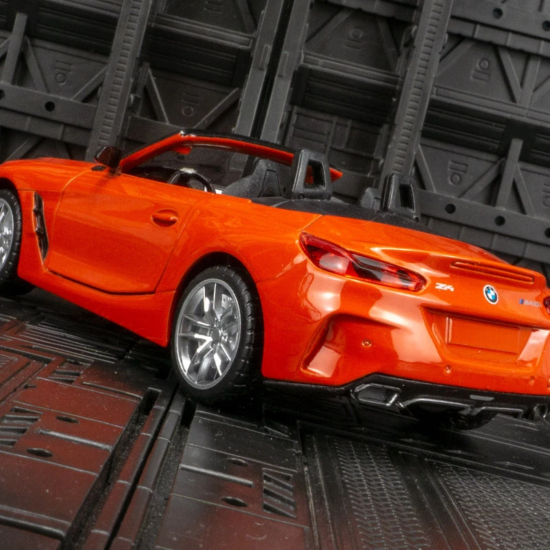 彩珀88412仿真Z4M40i敞篷轿车模型声光回力玩具合金车