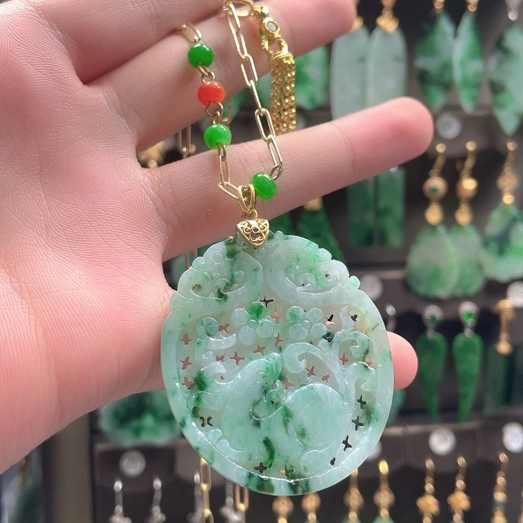 翡翠未镶嵌耳饰翡翠