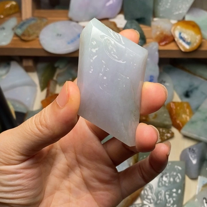 翡翠未镶嵌颈饰天然