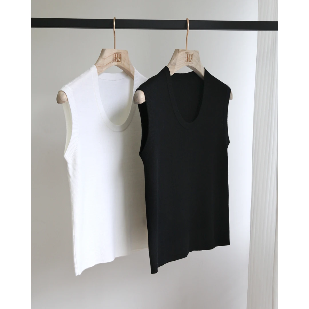 Forlin 芙临 女士U领扬子纱背心马甲GNS07062