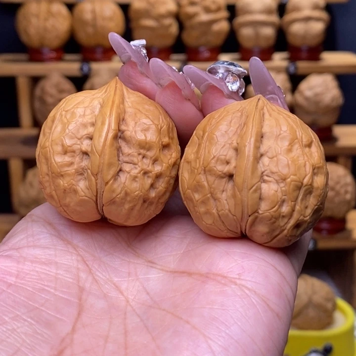 把件文玩核桃云鸡42号37尺