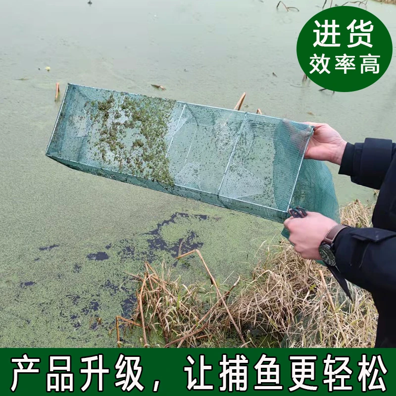 大号7进口焊接鱼笼麦穗鱼黄鳝泥鳅笼杂鱼河虾笼户外鱼具