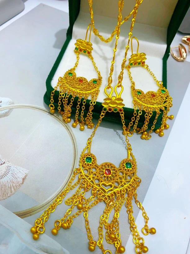 合金玻璃耳饰 粉丝福利 nipal两件套