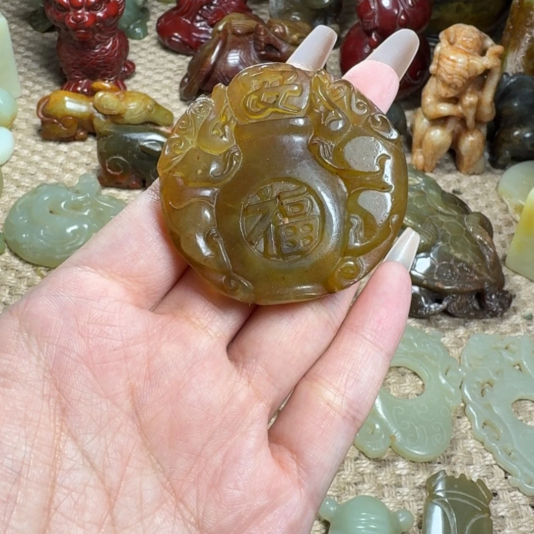 吊坠白玉菩提挂件