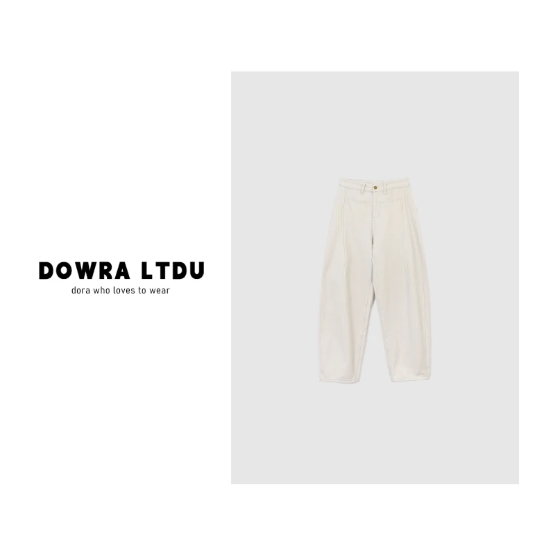 朵拉【】2024年冬季新款单纽扣百搭牛仔裤 QZFS-3160